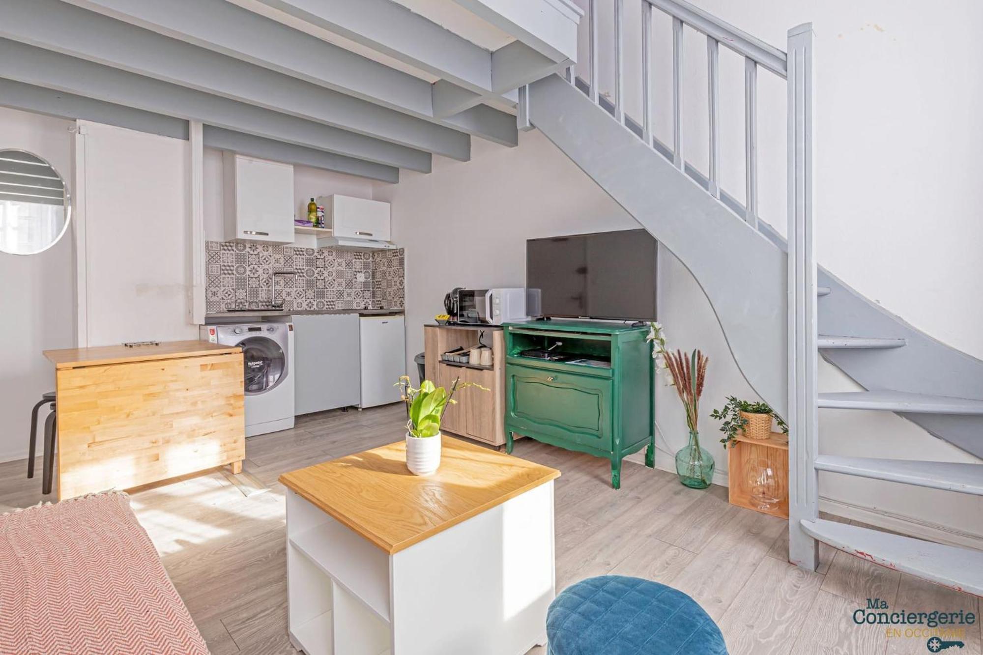 Апартаменты Duplex Champetre : Gare, Marche, Hypercentre Тулуза Экстерьер фото